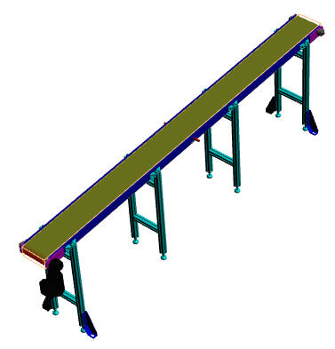 banda transportadora recta