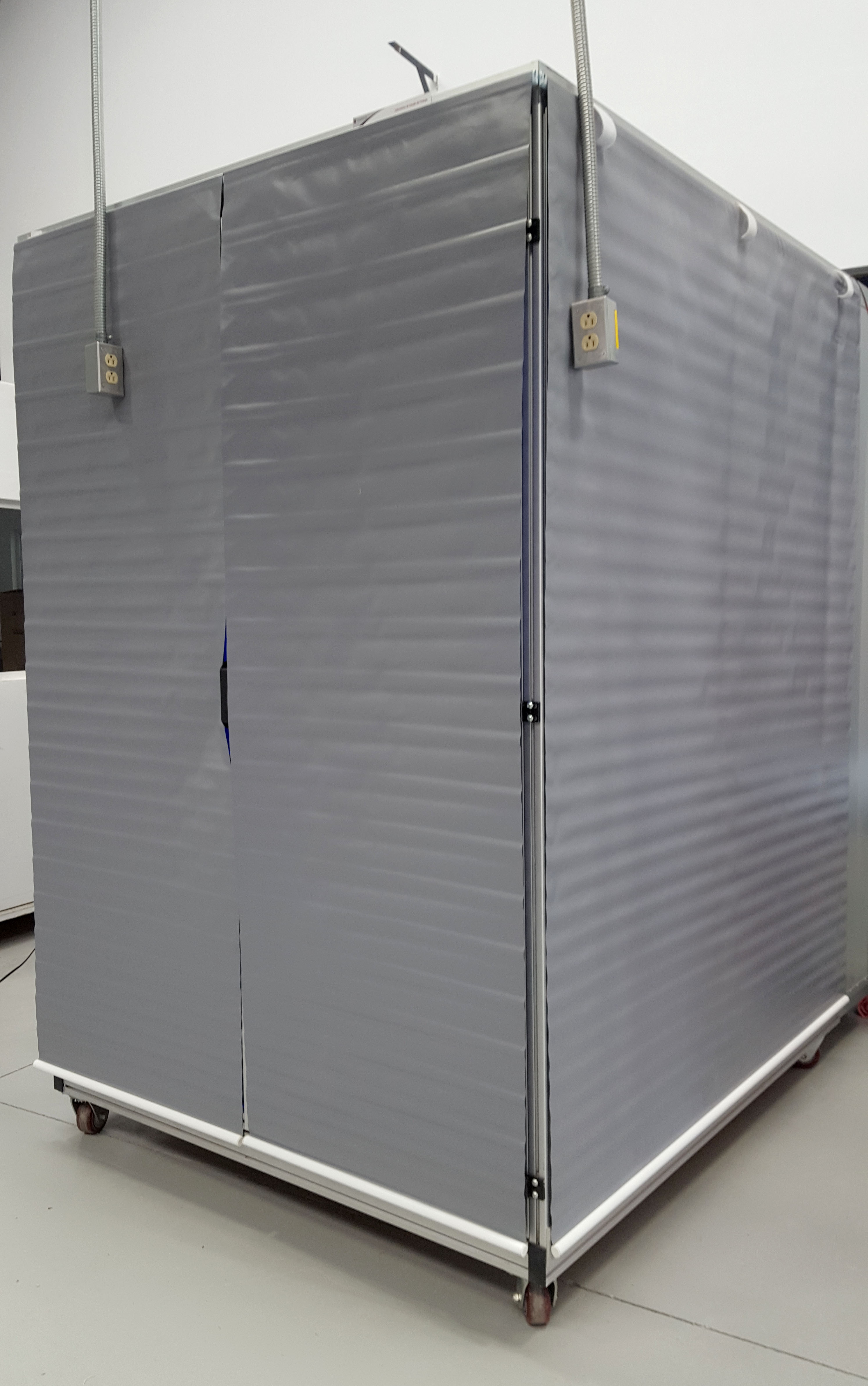 cabina de procesos cerrada