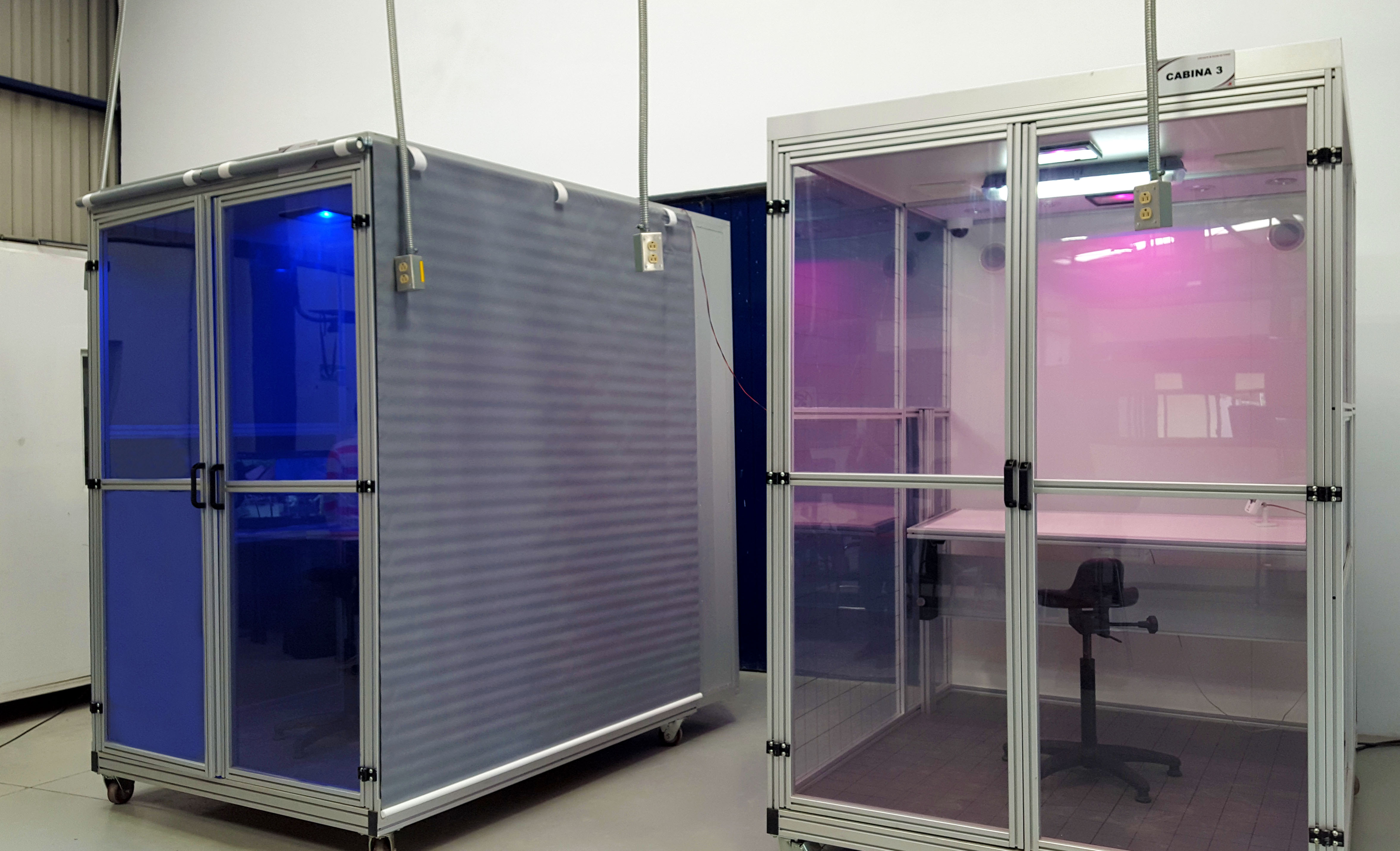 Cabinas de procesos de la produccion